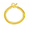 Elegant Double-Layer Diamond Bracelet